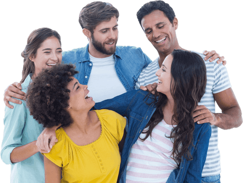 Transparent Group of Colleagues Sharing a Joyful Moment - Download Free Stock Videos Pikwizard.com
