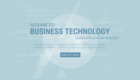 High-Tech Business Technology Marketing Template - Download Free Stock Templates Pikwizard.com