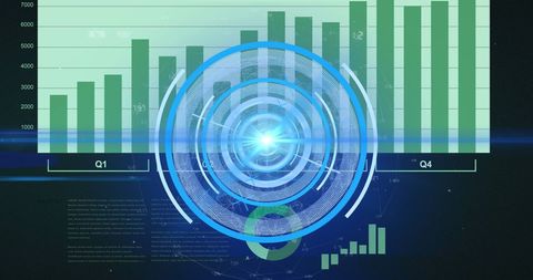 Data Analysis in Scientific Virtual Interface - Download Free Stock Images Pikwizard.com