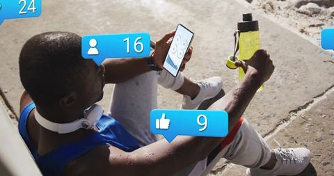 Athlete Viewed Social Interactions Using Technology Post-Workout