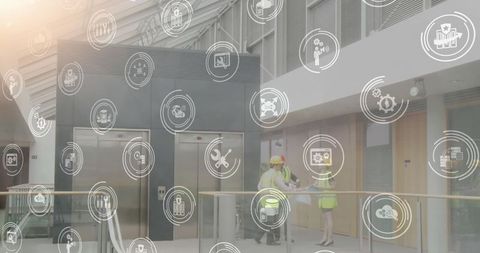 Innovative Architecture Concept with Technological Interface