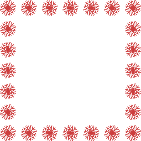 red snowflake frame on transparent background - Download Free Stock Videos Pikwizard.com