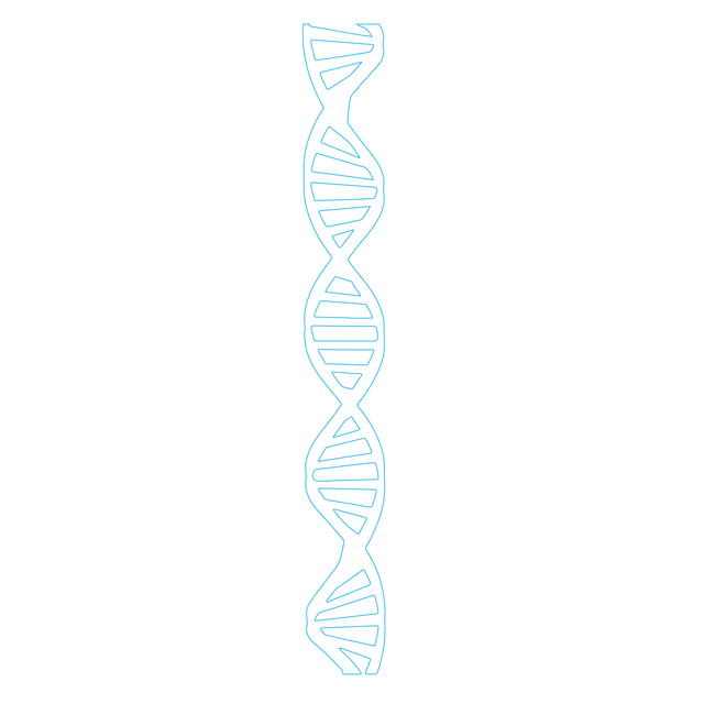 Transparent Blue DNA Helix Illustration with Black Background - Download Free Stock Videos Pikwizard.com