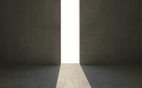 transparent doorway illuminating dark room with sunlight - Download Free Stock Videos Pikwizard.com