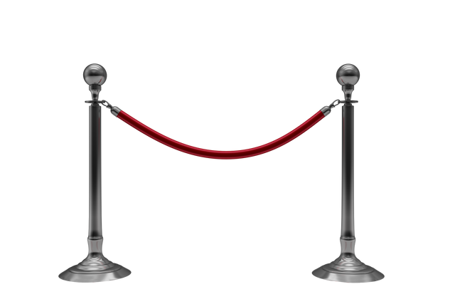 Red Velvet Roped Queue Barrier on Transparent Background Isolated PNG - Download Free Stock Videos Pikwizard.com