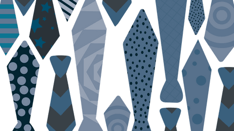 patterned blue ties illustration on transparent background - Download Free Stock Videos Pikwizard.com