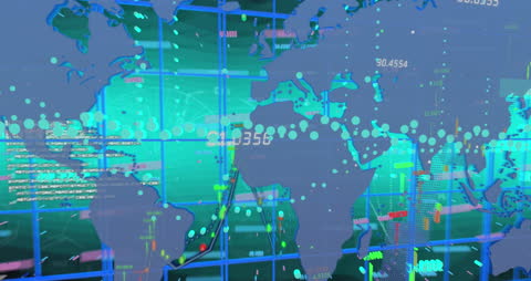 Animated World Map with Data Overlays