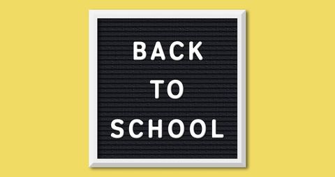 Back to School Blackboard Minimalist Design
