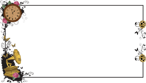 Vintage Nostalgic Frame with Transparent Theme