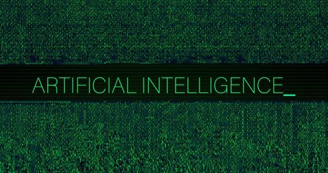 Digital Glitch Effect on Artificial Intelligence Text - Download Free Stock Images Pikwizard.com