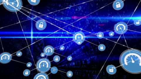Digital Network Connection with Security Interface