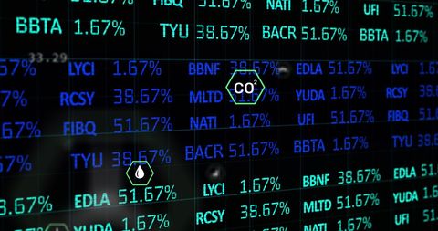Sustainable Financial Market Data with Eco-Friendly Icons - Download Free Stock Images Pikwizard.com