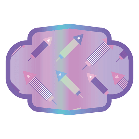 celebratory fireworks badge illustration on transparent background - Download Free Stock Videos Pikwizard.com