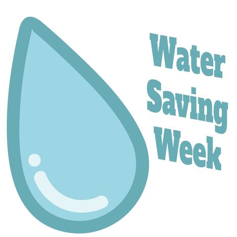 water saving awareness poster with symbolic droplet - Download Free Stock Templates Pikwizard.com