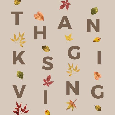thanksgiving text with autumn leaves inspiration - Download Free Stock Templates Pikwizard.com