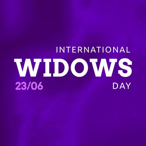 International Widows Day Awareness Background Design - Download Free Stock Templates Pikwizard.com
