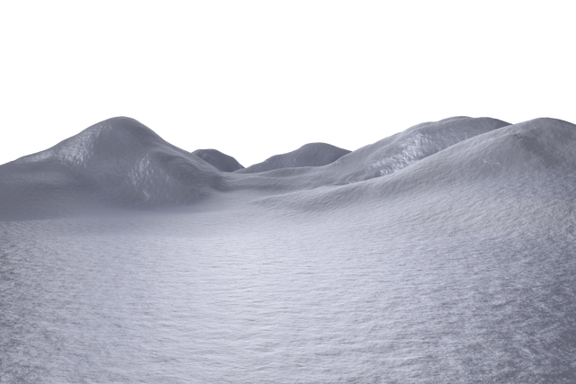 Digital Illustration of Snow-covered Hills on Transparent Background, Isolated Winter Scene - Download Free Stock Videos Pikwizard.com