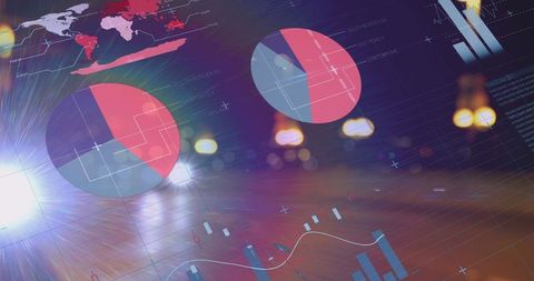 Modern Financial Data Analytics Charts and Graph Visualizations - Download Free Stock Images Pikwizard.com