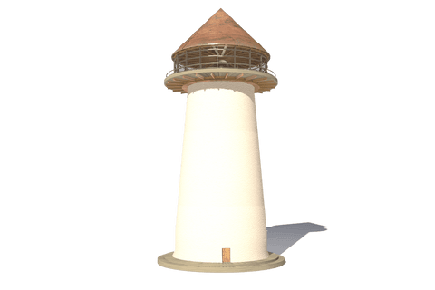 transparent bright lighthouse with shadow - Download Free Stock Videos Pikwizard.com