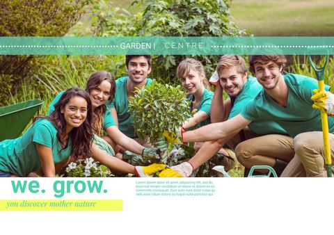 Community Garden Event with Enthusiastic Volunteers Team