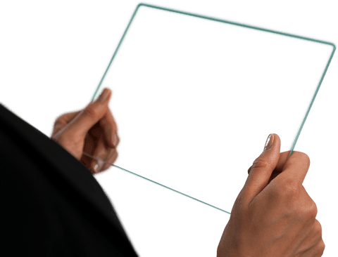 Transparent Glass Interface Held by Businesswoman - Download Free Stock Videos Pikwizard.com