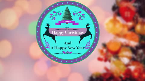 Festive Christmas Message Animation with Holiday Icons