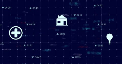 Data processing and global connections digital interface
