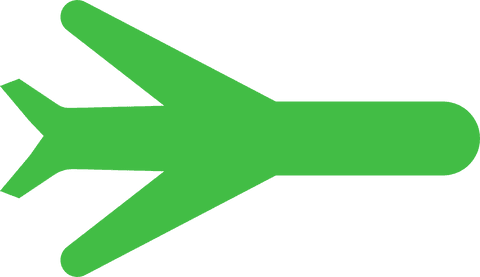 green airplane icon on transparent background for travel - Download Free Stock Videos Pikwizard.com