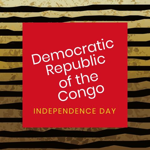 democratic republic of the congo independence day poster design - Download Free Stock Templates Pikwizard.com