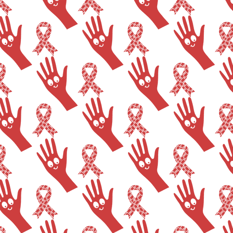 red smiling hands and ribbons on transparent background - Download Free Stock Videos Pikwizard.com