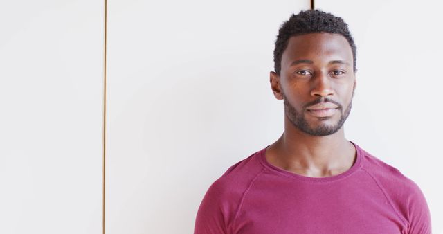 Confident Young Man in Casual Clothing Looking at Camera - Download Free Stock Images Pikwizard.com