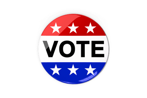 transparent vote button with stars and stripes design - Download Free Stock Videos Pikwizard.com