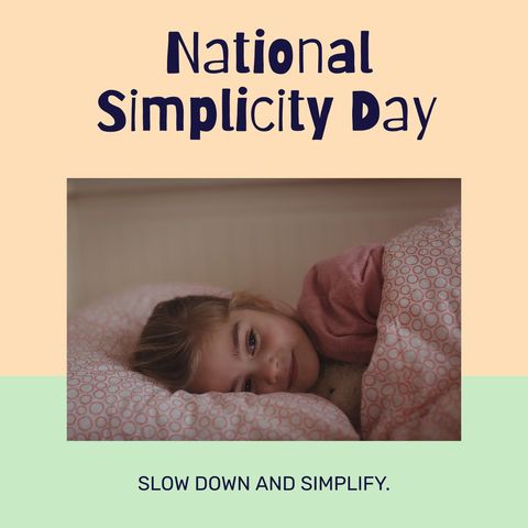 National simplicity day celebrated with comfort and joy
