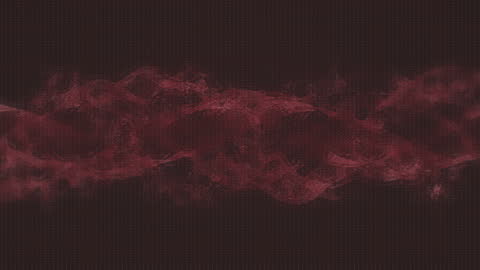 Dynamic Red Abstract Waves in Motion