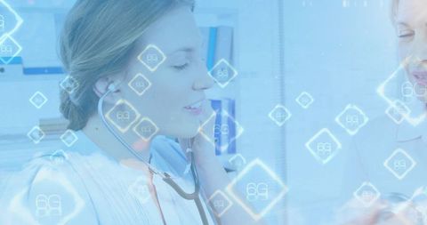 Doctor utilizing 6g technology for modern telemedicine practices