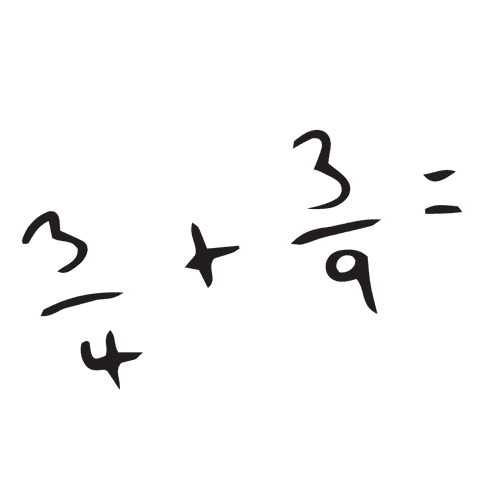adding fractions illustration on transparent background - Download Free Stock Videos Pikwizard.com