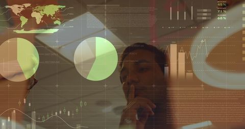 Diverse Professionals Analyzing Strategic Business Data