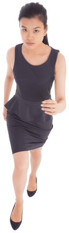 confident asian businesswoman purposefully walking transparent - Download Free Stock Videos Pikwizard.com
