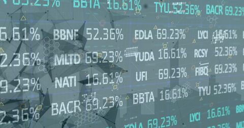 financial data processing with digital matrix networking - Download Free Stock Images Pikwizard.com