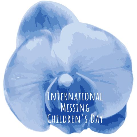 blue orchid symbolizing international missing children's day - Download Free Stock Templates Pikwizard.com