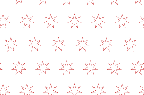 Red Seven-Pointed Stars Transparent Pattern Design - Download Free Stock Videos Pikwizard.com