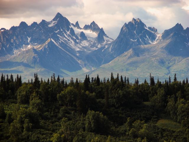 Alaska landscape mountains  - Download Free Stock Photos Pikwizard.com