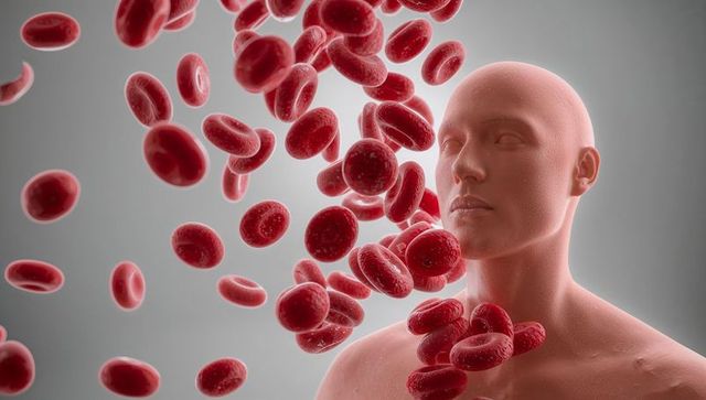 Digital Simulation of Red Blood Cells Surpassing Human Bust