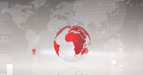 Global Financial Dashboard Virtual Interface with Business Elements - Download Free Stock Images Pikwizard.com