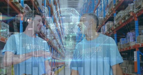 Volunteers Bonding in Smart Warehouse Environment