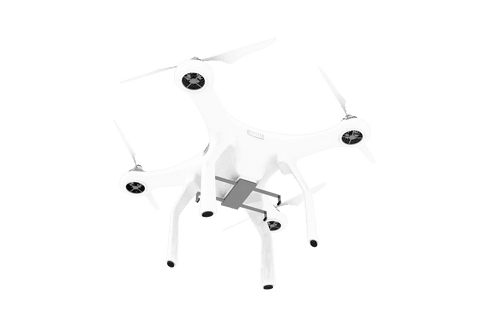 White Drone with Package on Transparent Background, Technology Concept - Download Free Stock Videos Pikwizard.com