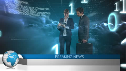 Business Partners Discussing Innovation in Cloud Computing