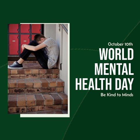 World Mental Health Day Awareness: Supporting Each Other - Download Free Stock Templates Pikwizard.com