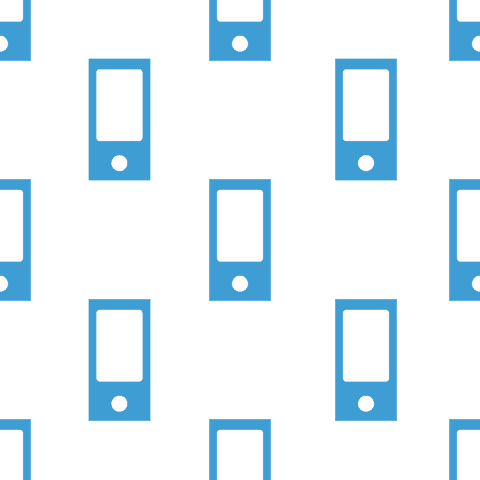 seamless transparent pattern with blue smartphones on vector background - Download Free Stock Videos Pikwizard.com