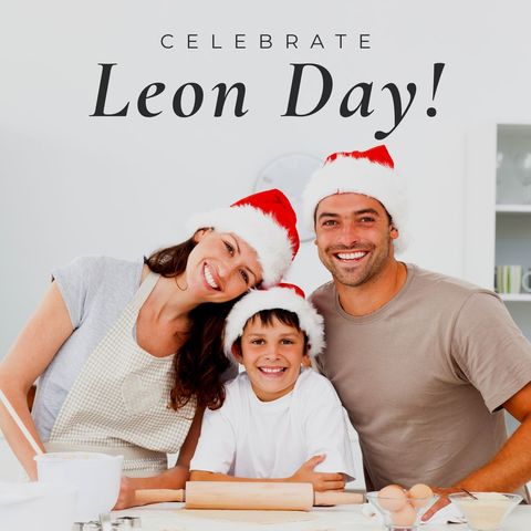 Family Enjoying Leon Day Celebration with Festive Spirit
